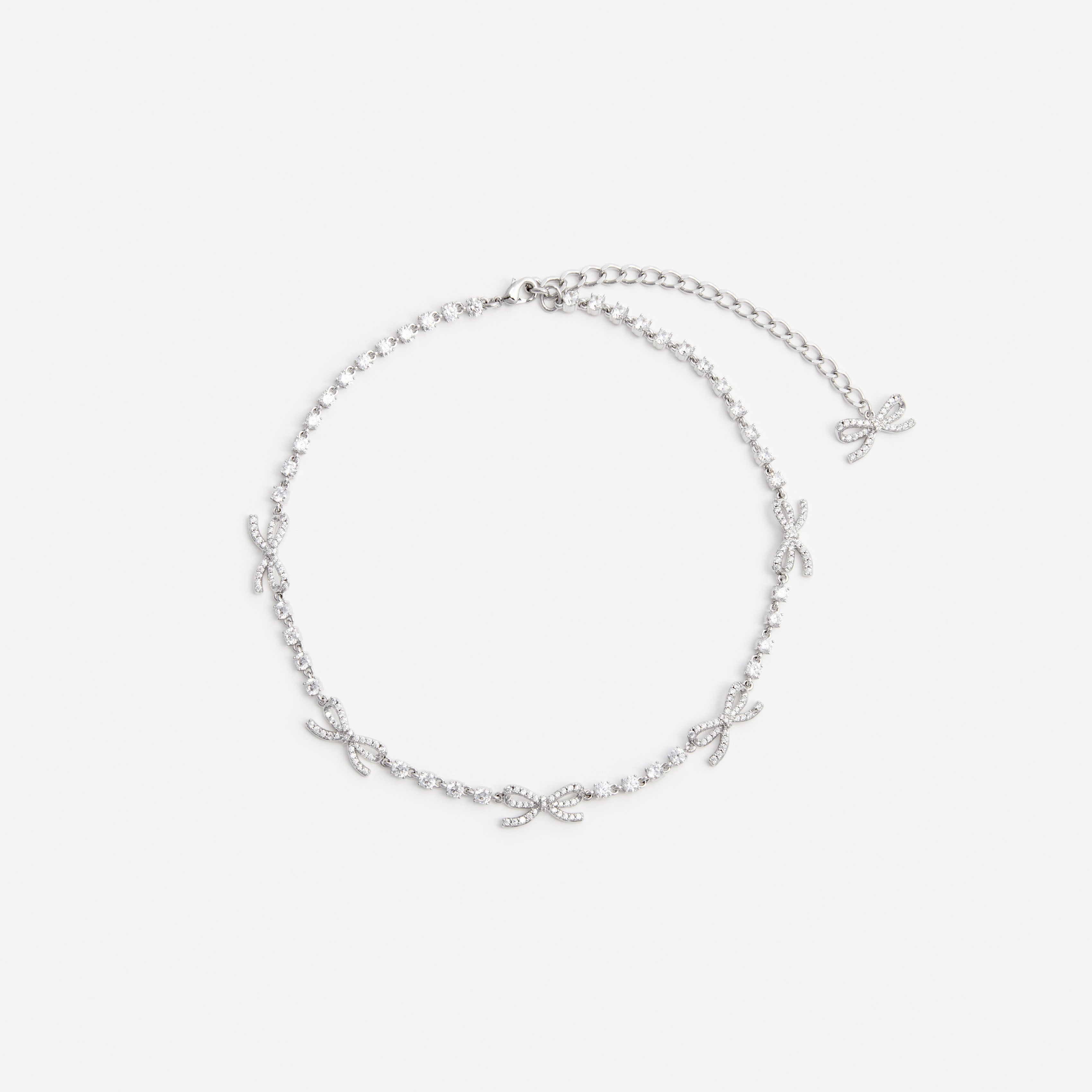 Crystal Bow Necklace