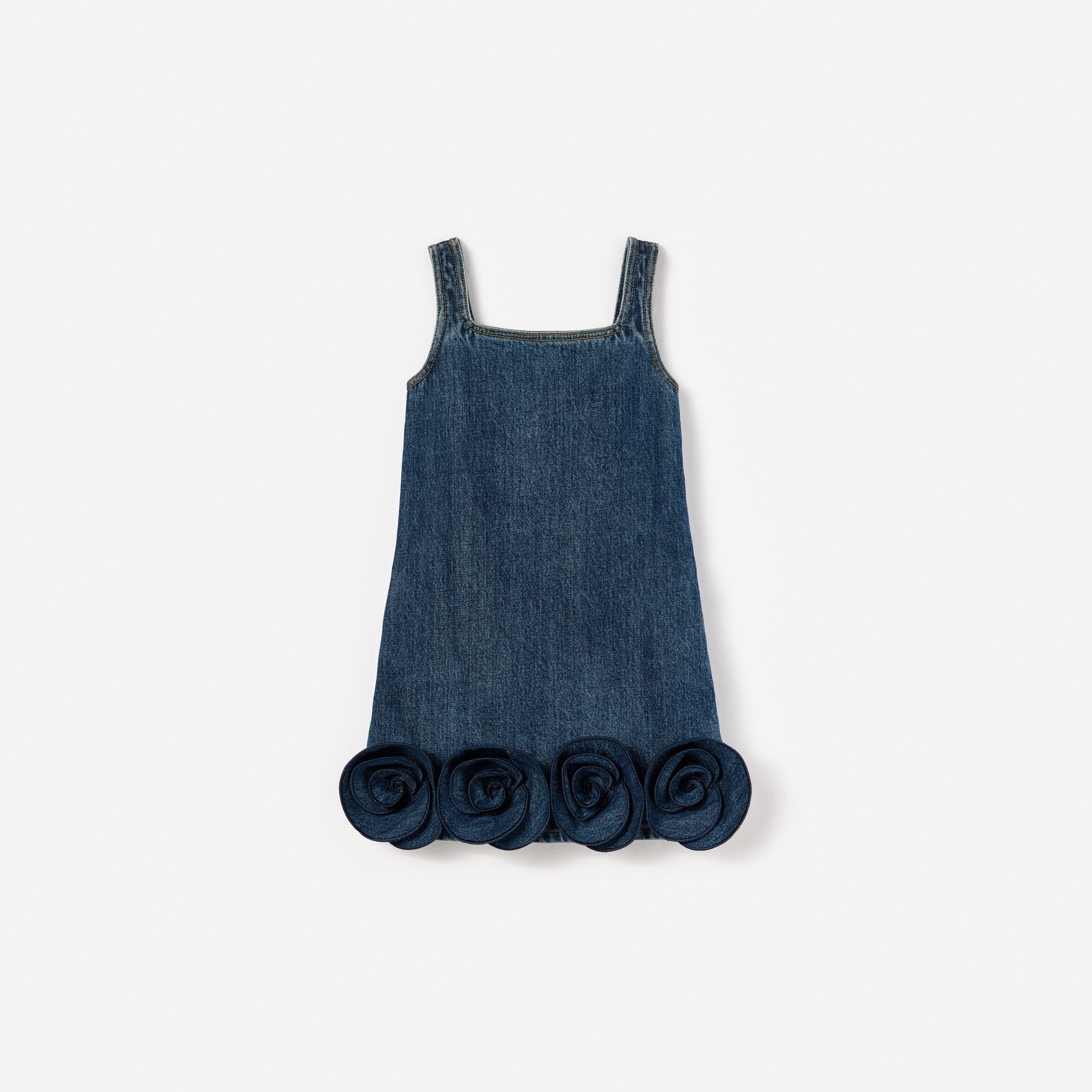 Denim Flower Dress
