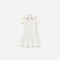 Cream Heart Knit Dress