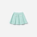Mint Heart Knit Skirt