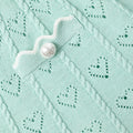 Mint Heart Knit Skirt