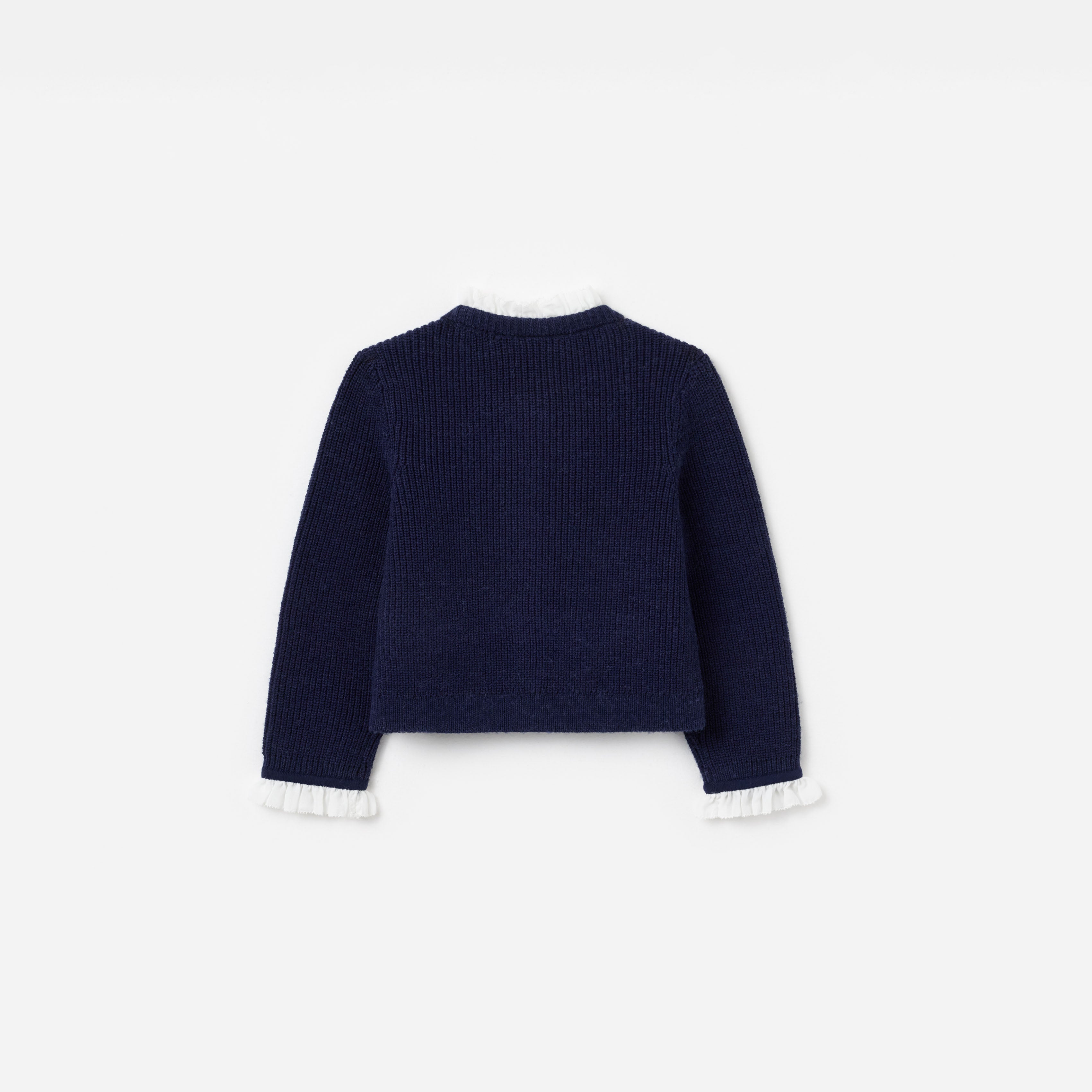 Navy Embellished Cardigan