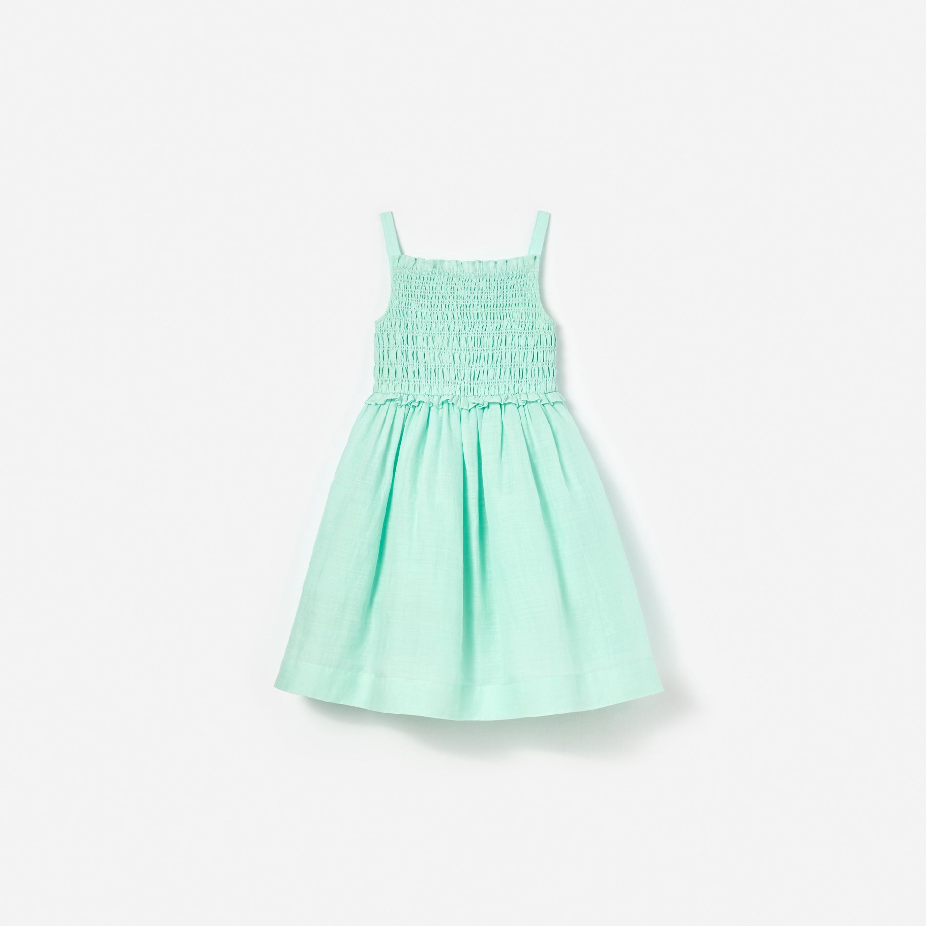 Mint Ramie Dress