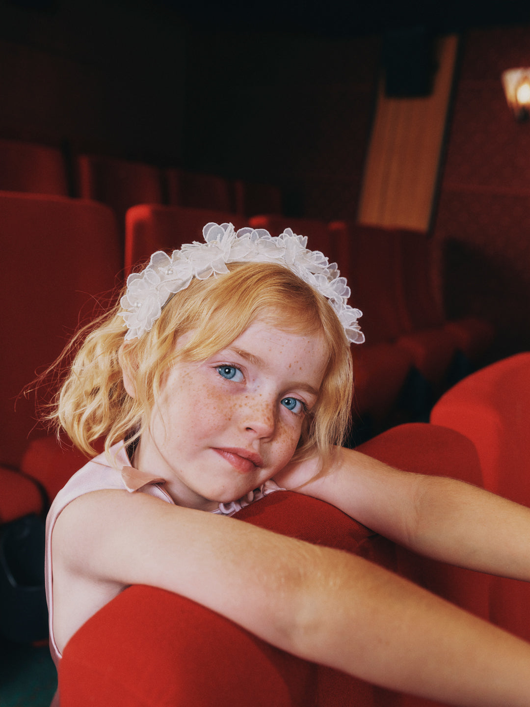 White Flower Headband