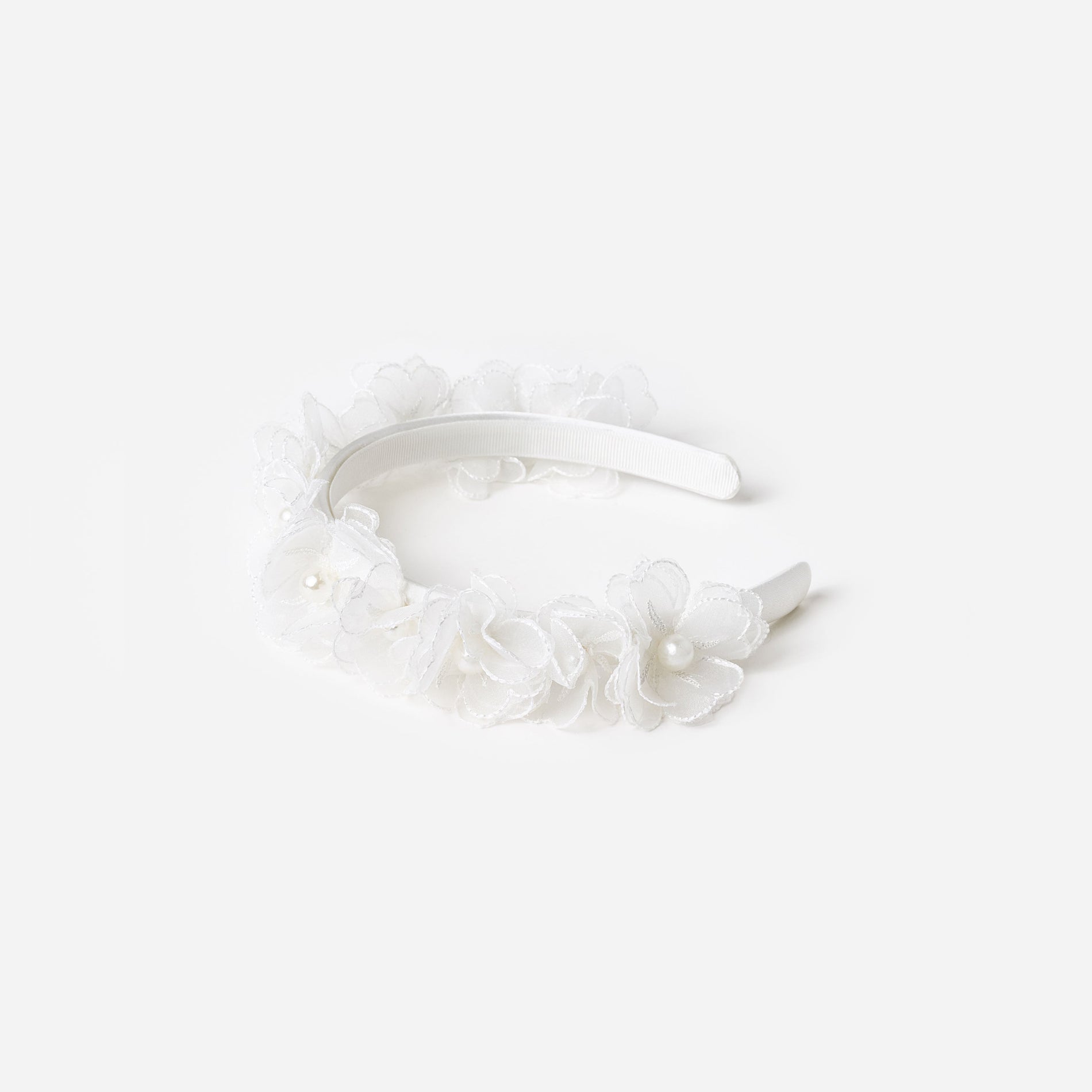 White Flower Headband