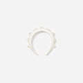 Pearl Flower Satin Head Band
