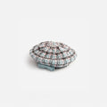 Textured Stripe Knit Beret
