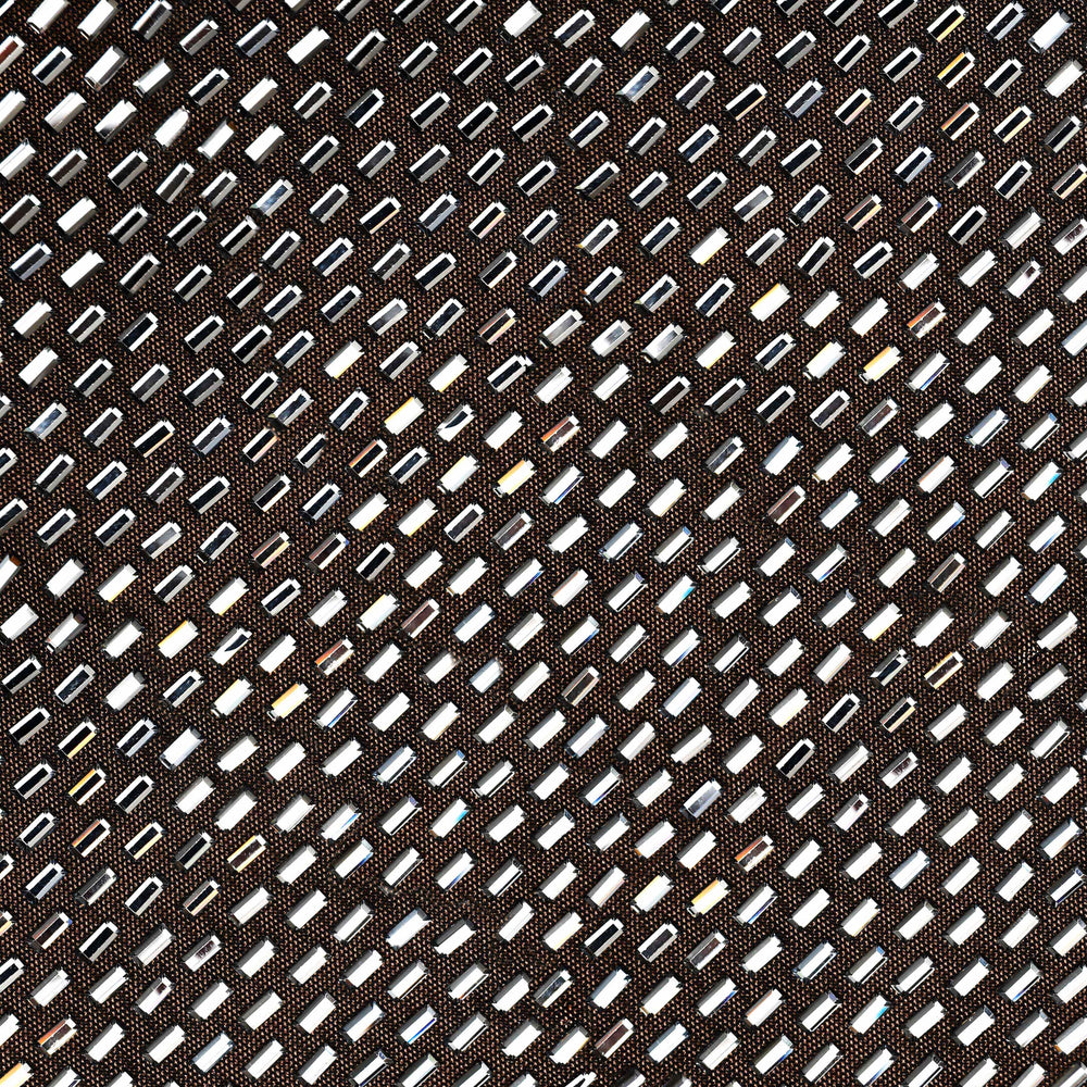 Gunmetal Rhinestone Mesh Maxi Dress – self-portrait-US