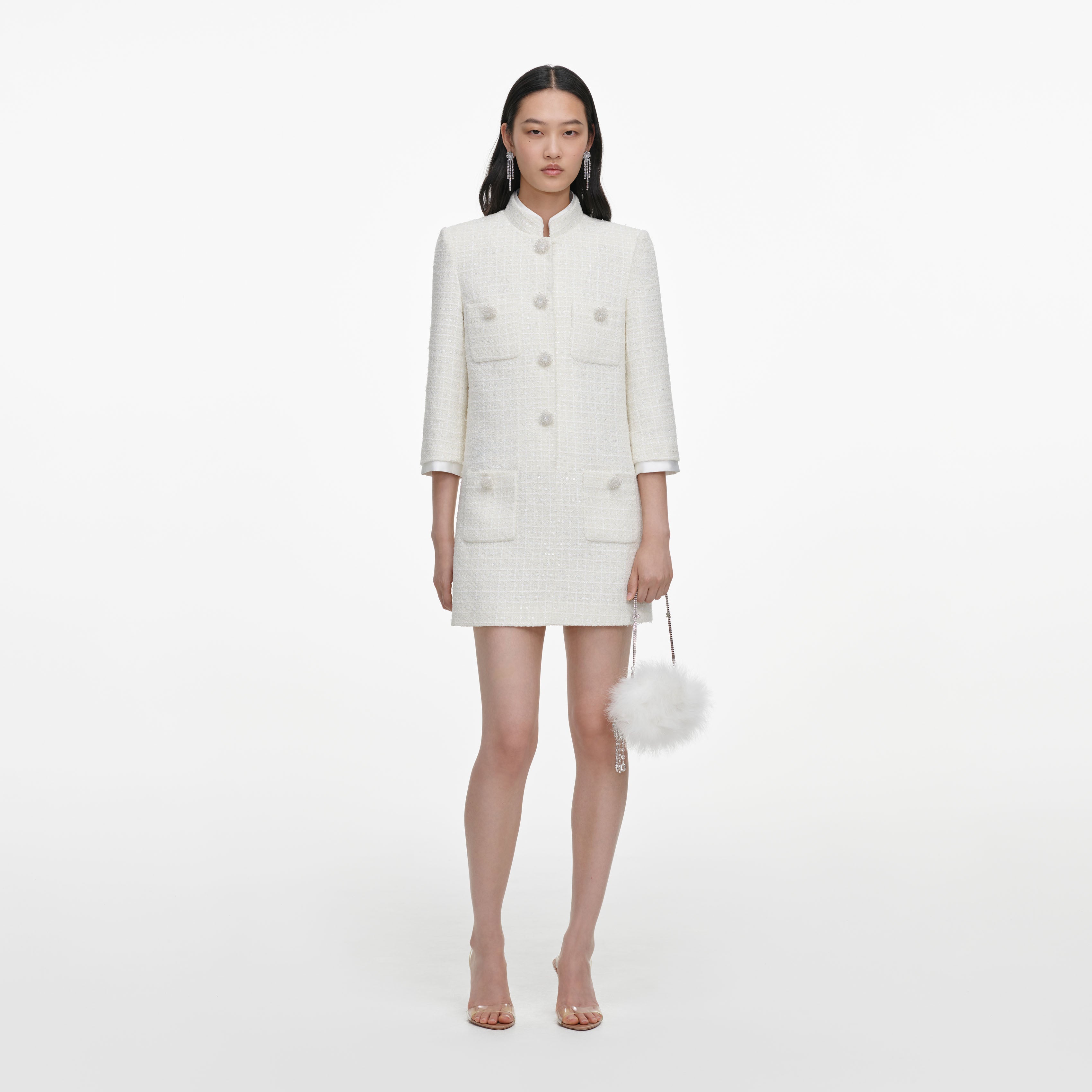 Boucle Dresses | Mini, Midi and Maxi Dresses – self-portrait-US