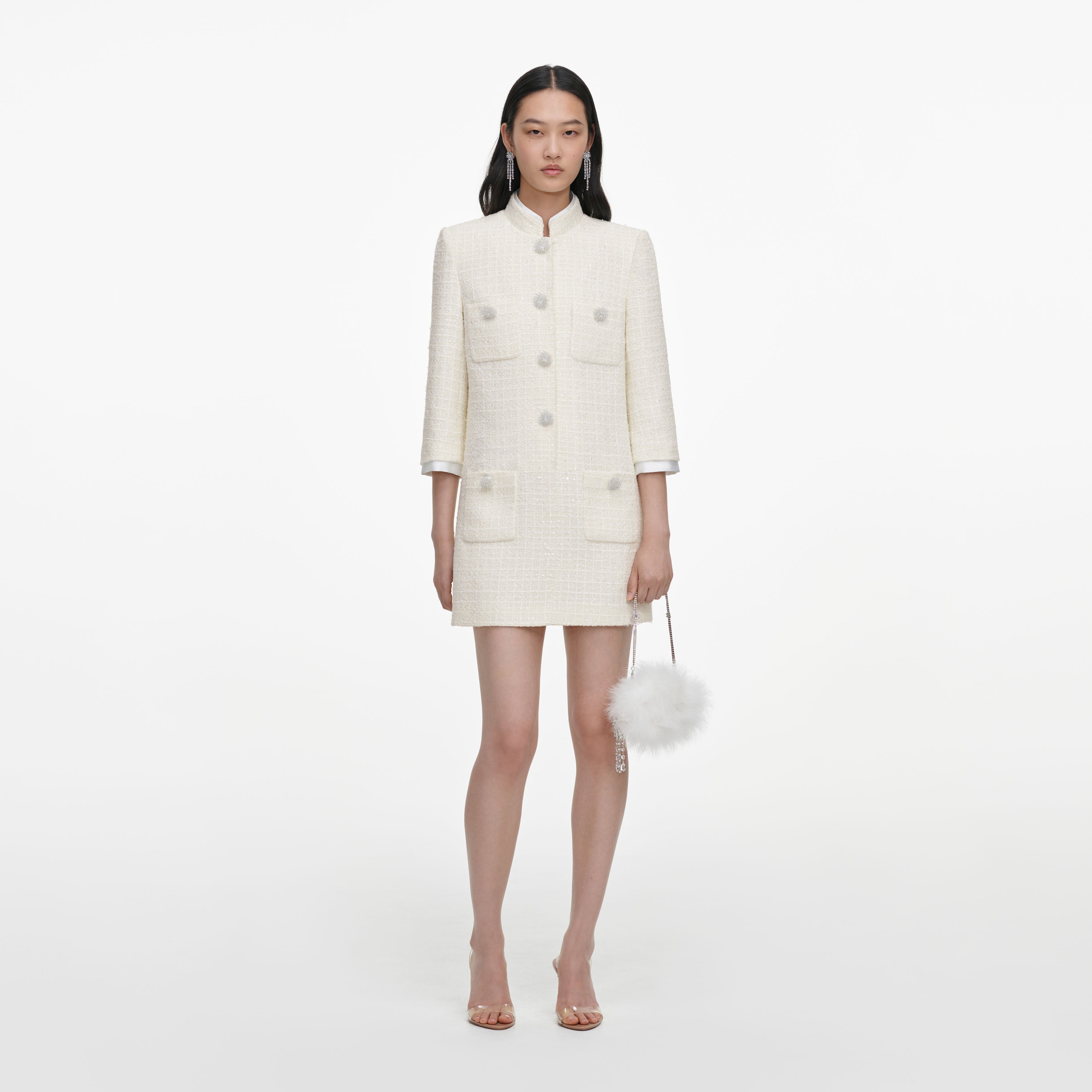 Boucle Dresses | Mini, Midi and Maxi Dresses – self-portrait-US