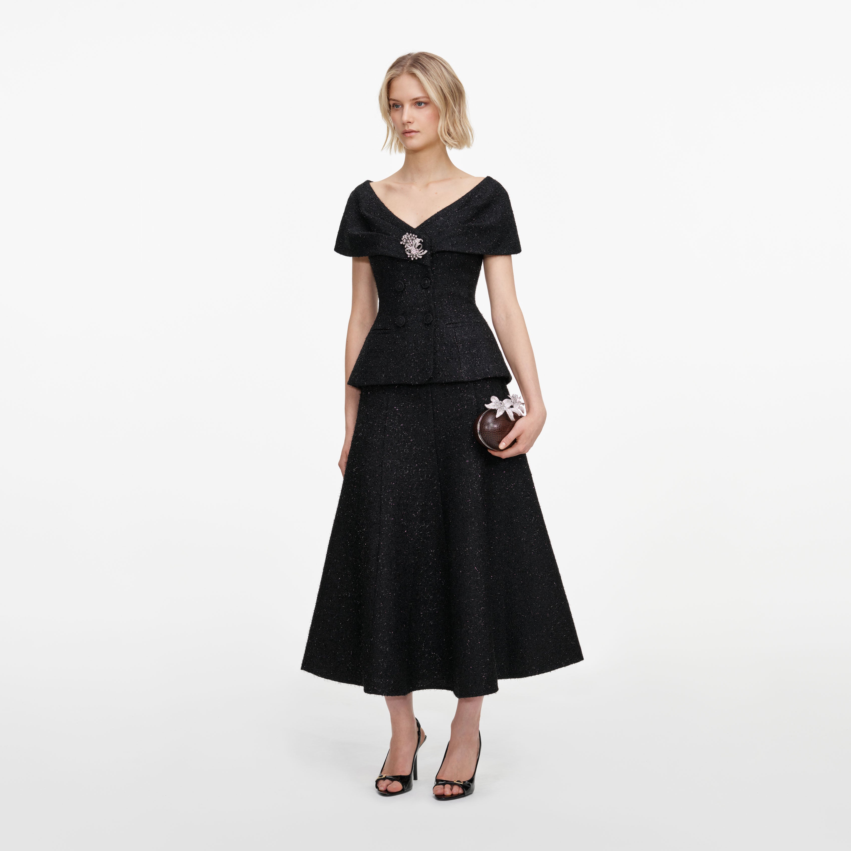 Boucle Dresses | Mini, Midi and Maxi Dresses – self-portrait-US