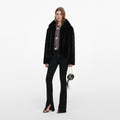 Black Faux Fur Jacket