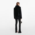 Black Faux Fur Jacket