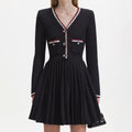 Black Knit Mini Dress