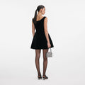 Black Velvet Mini Dress