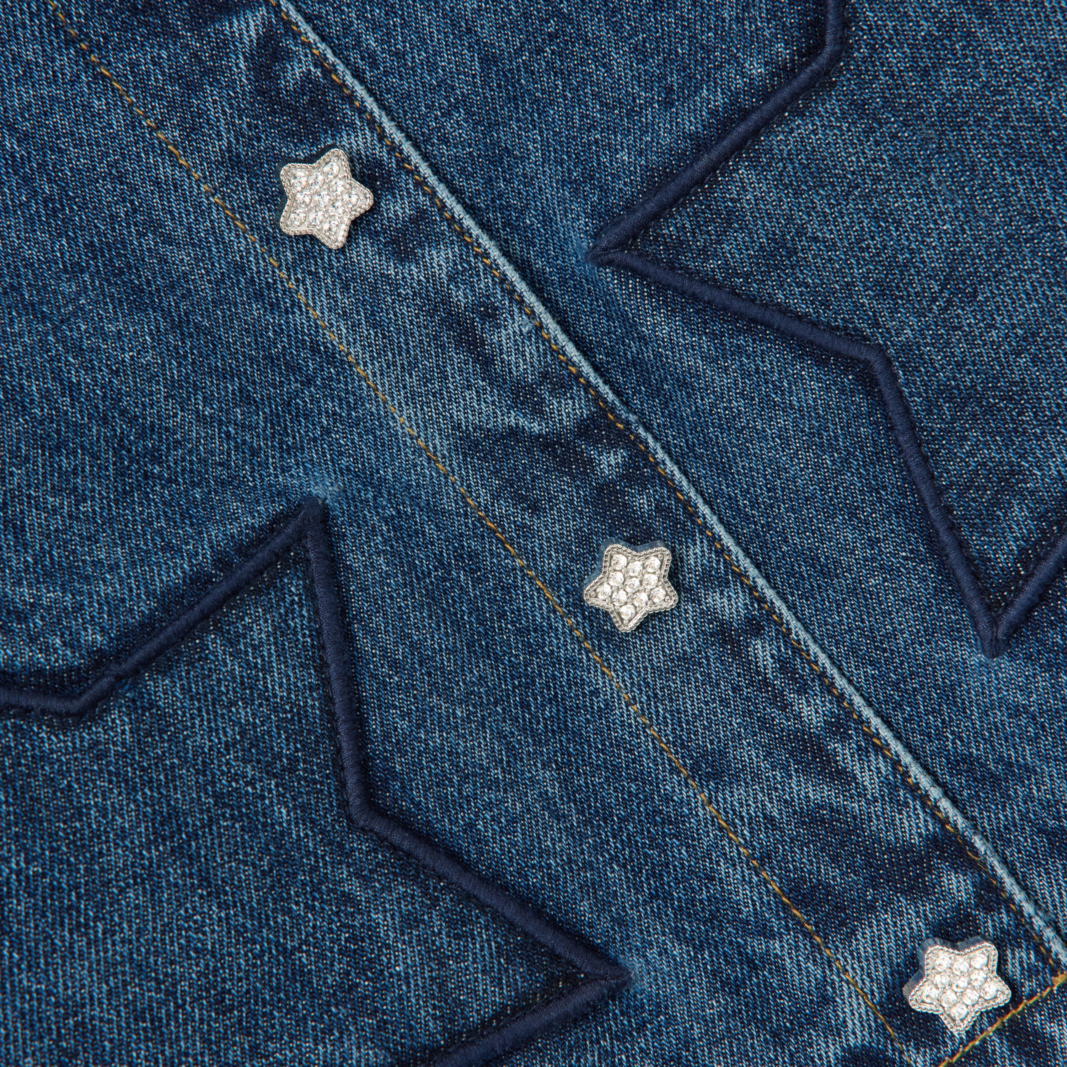Star Denim Jacket – self-portrait-US