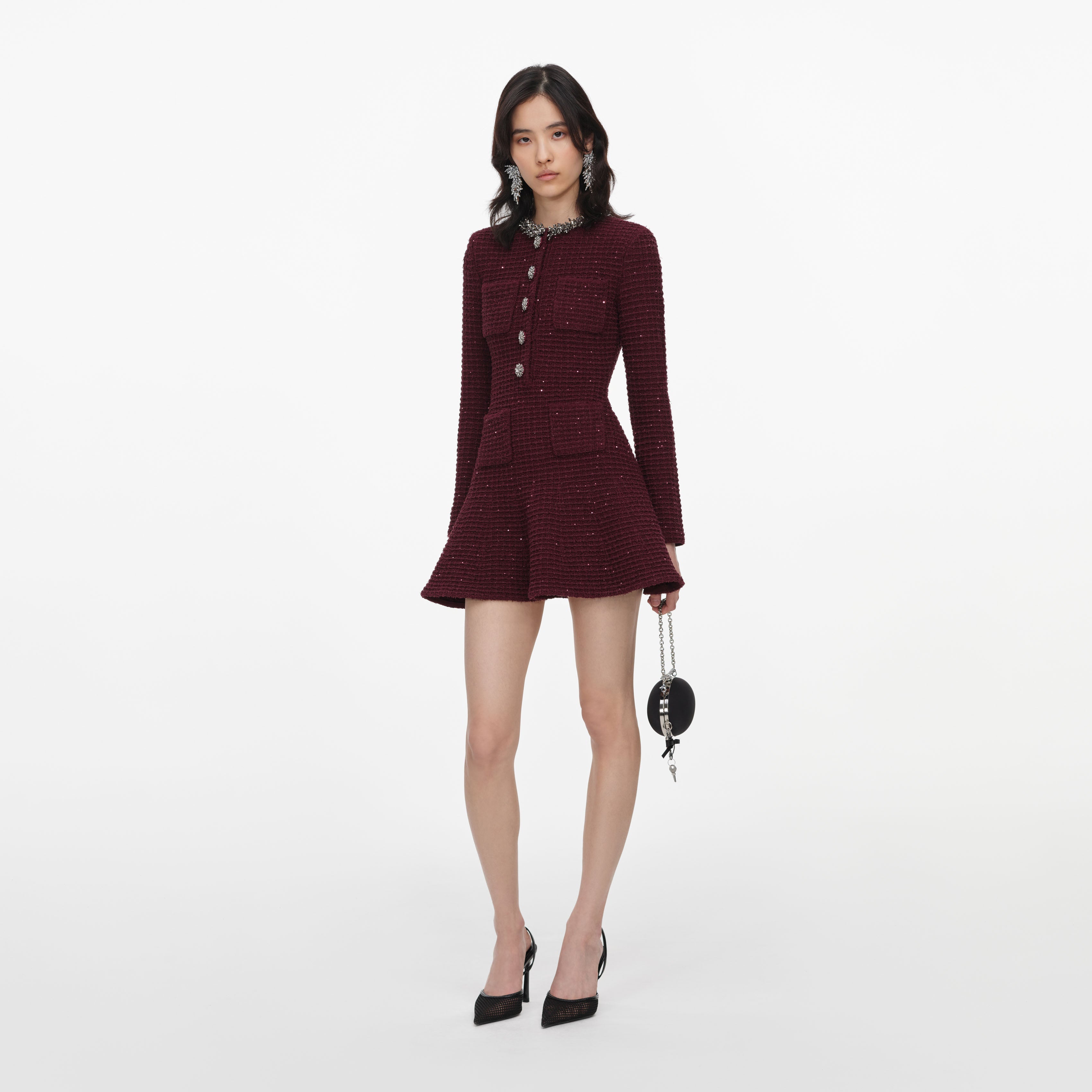 Mini Dresses | Designer Lace, Sequin, Denim & Knit | Self-Portrait