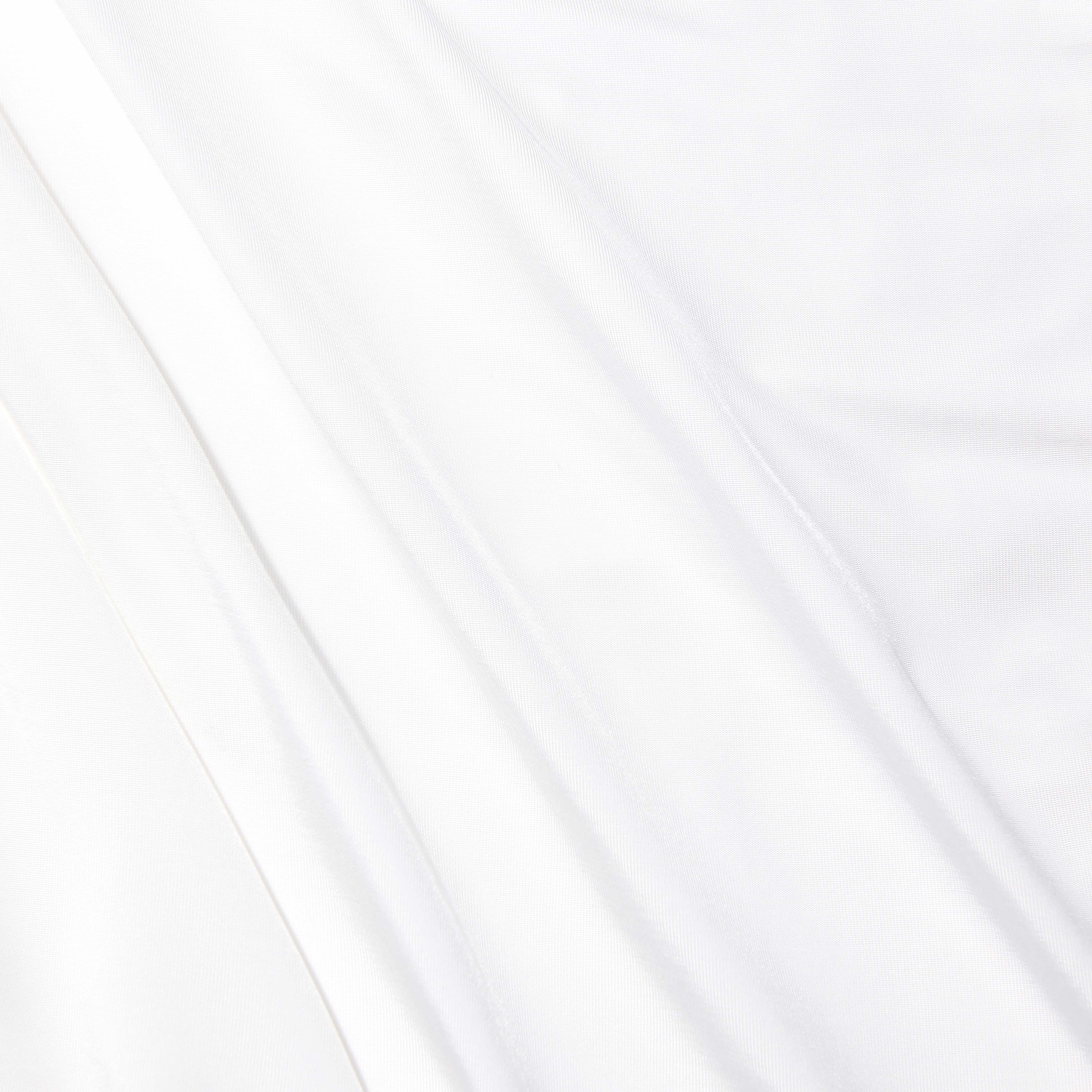 White Jersey Drape Top