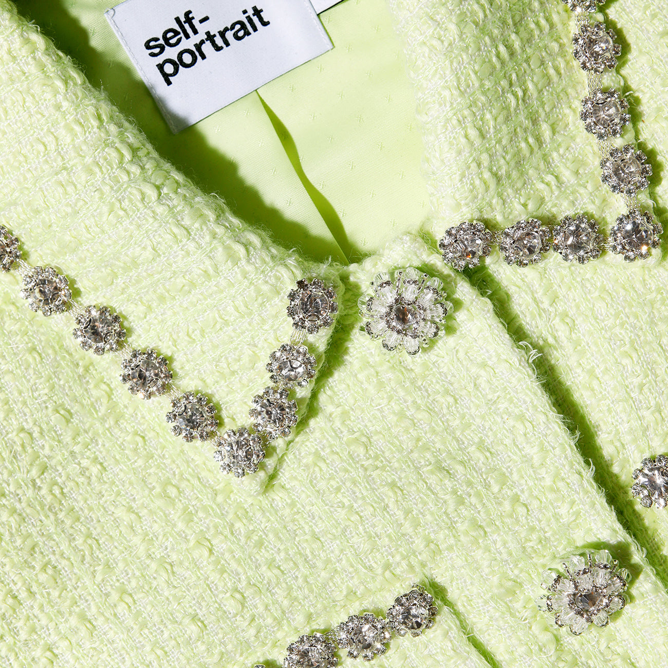 Lime Boucle Top