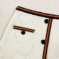 Cream Cable Knit Skirt