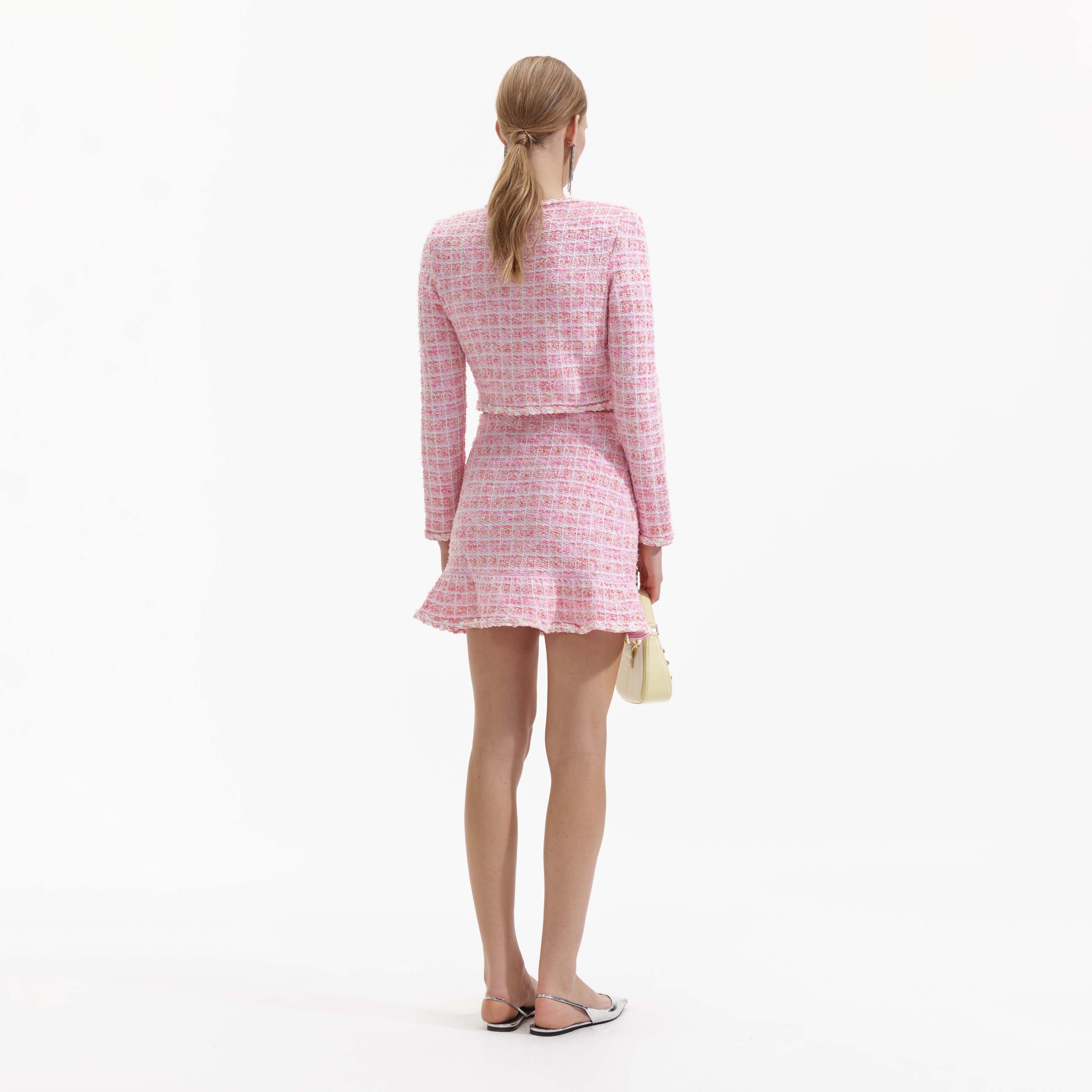Pink Embellished Cardigan – self-portrait-US