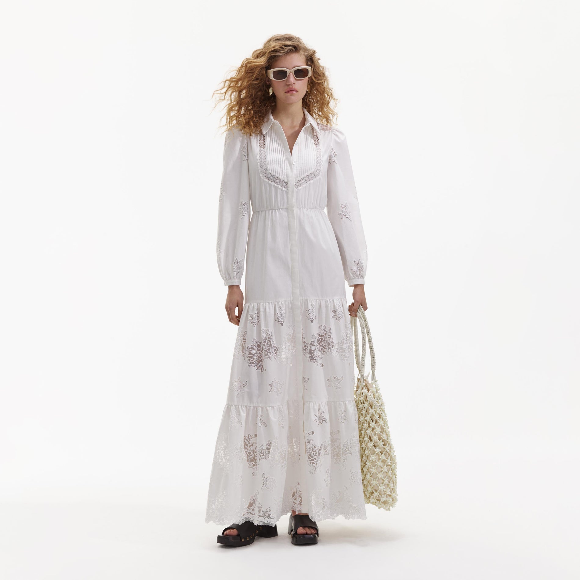 AURELIA Strappy Backless Maxi Dress (Ivory White Silk Crepe) – Zoo Label