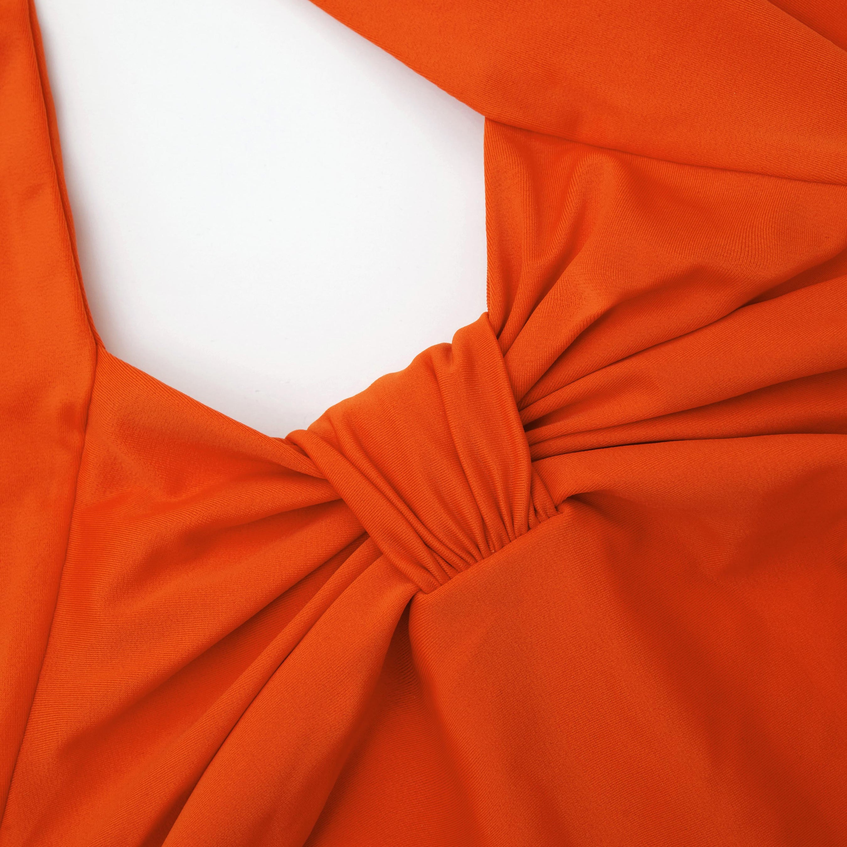 Orange Halterneck Swimsuit