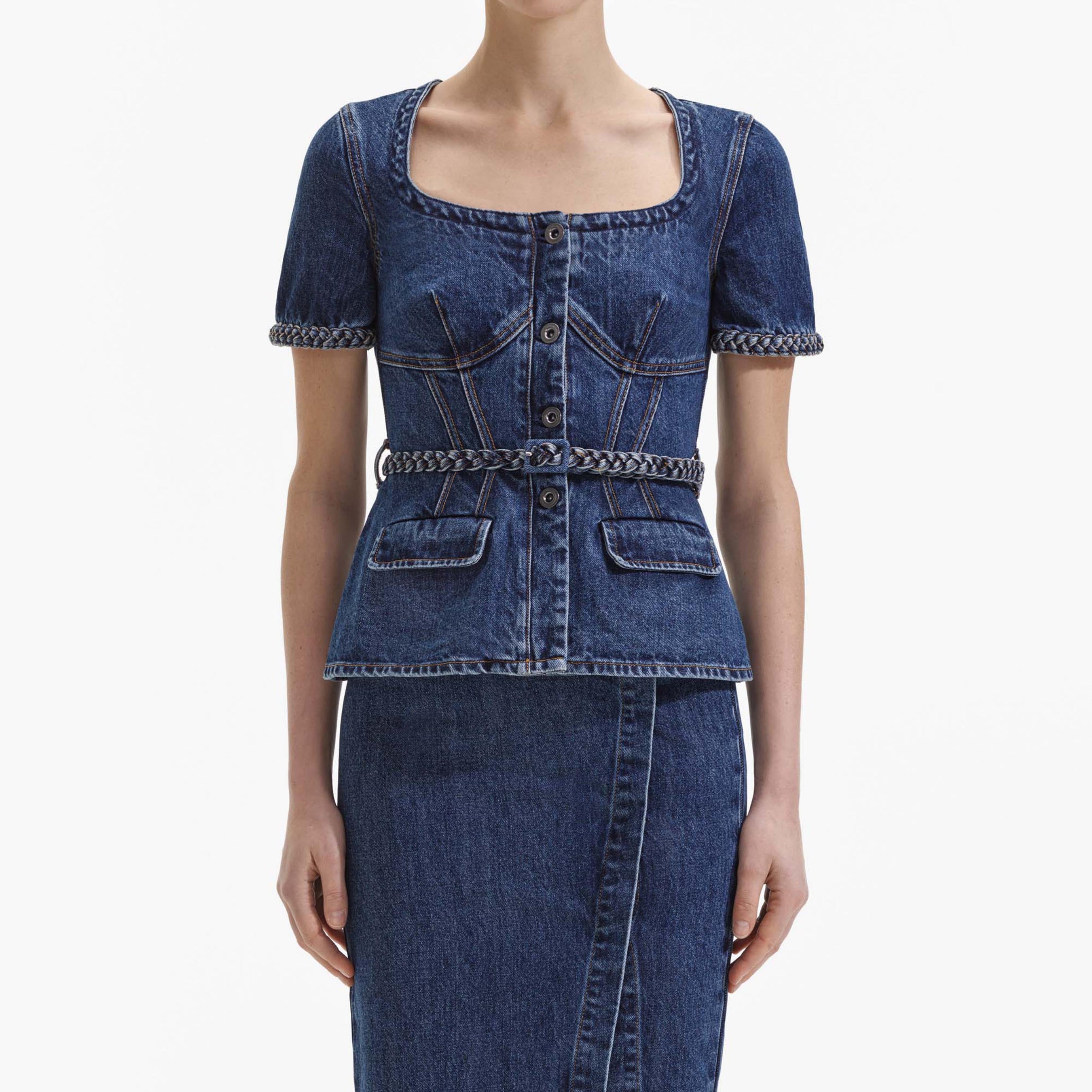 Denim Midi Dress