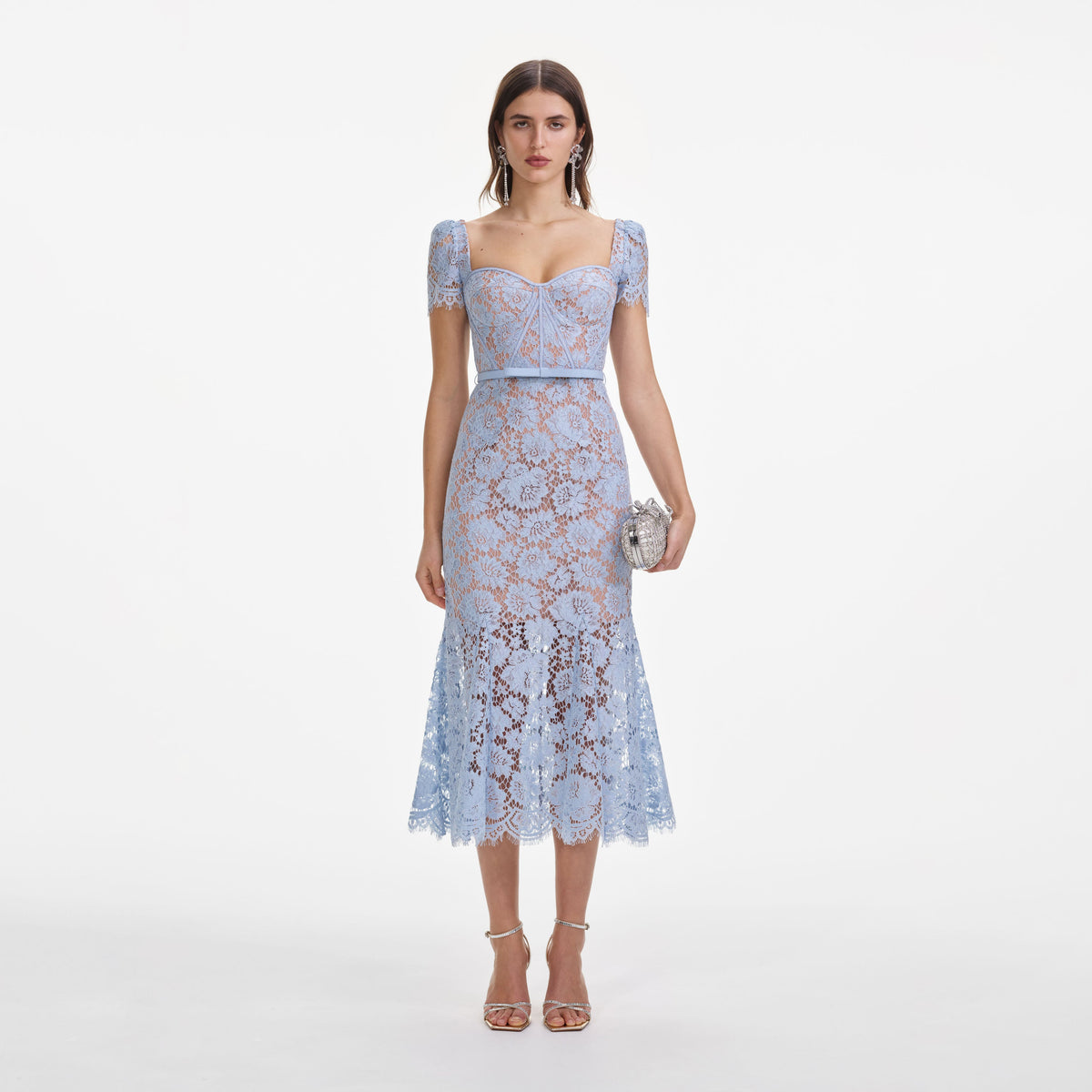 sky blue lace dress Sky Blue A Line Off The Shoulder Lace Appliques Mother of the Bride Dr VOS LEE