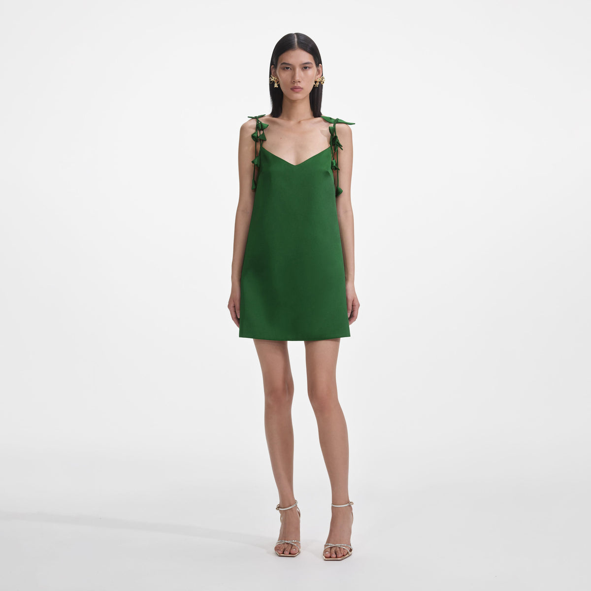 self portrait cold shoulder floral printed dress in green Maxi Dress Self Portrait Green Cold Shoulder Dress Self Portrait Cold Shoulder Floral Printed Midi Dress
