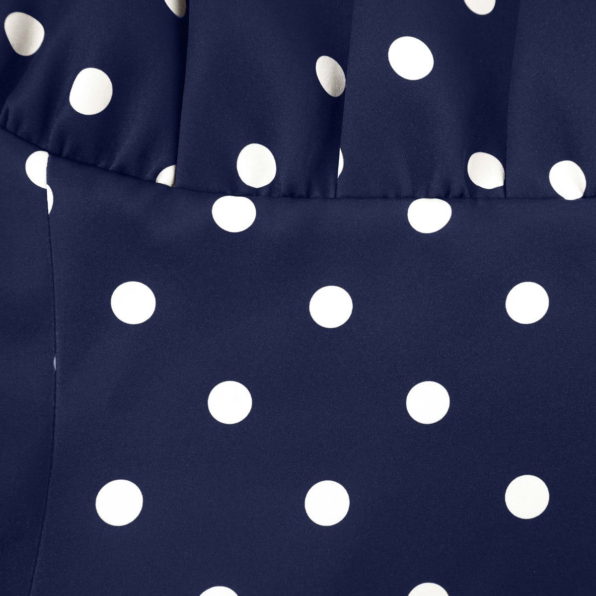 self-portrait - Navy Bandeau Polka Dot Satin Midi Dress - US 10 self-portrait - Navy Bandeau Polka Dot Satin Midi Dress - US 10
