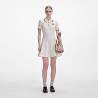 Cream Knit SP Mini Dress