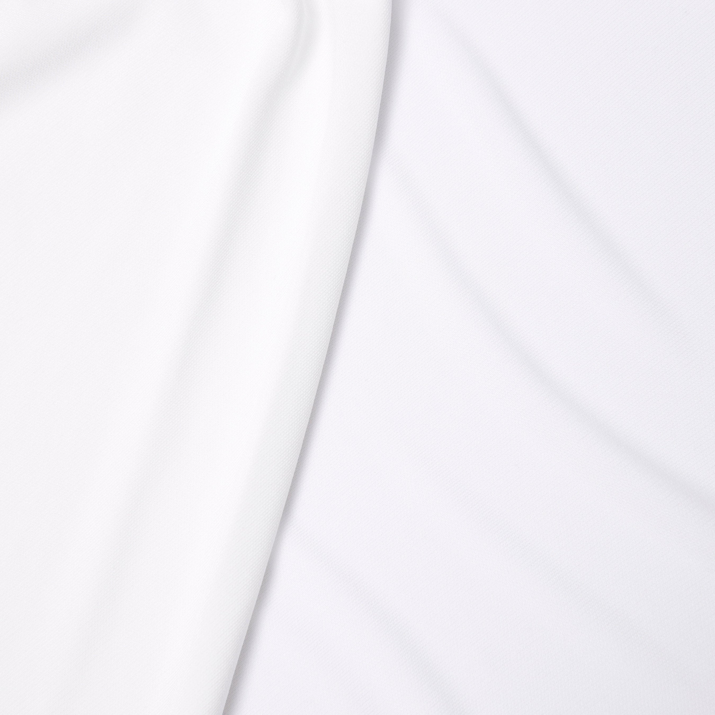 White Jersey Gathered Midi Dress