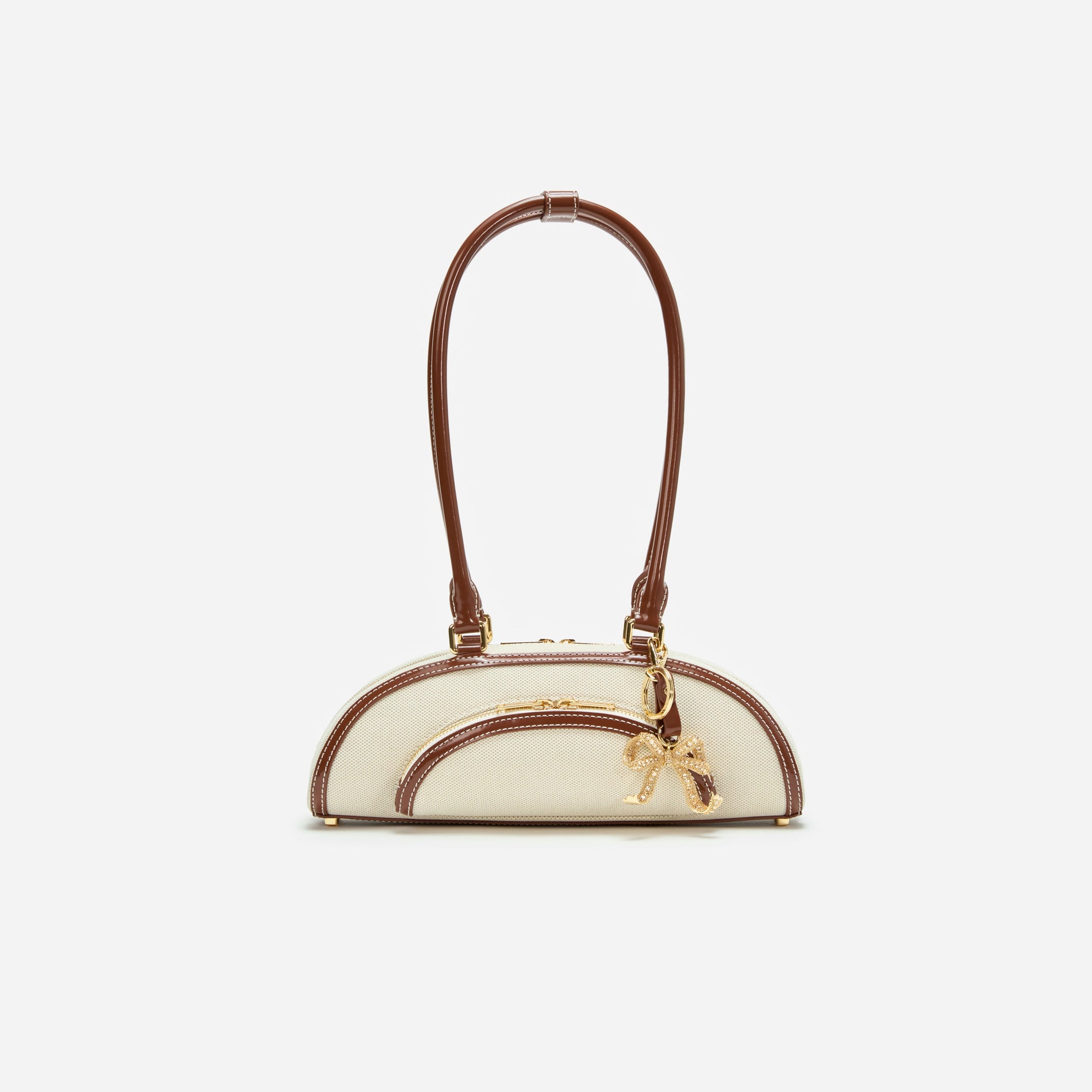 A photo of the Canvas Curved Shoulder Bag