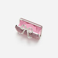 Pink Crystal Box Clutch