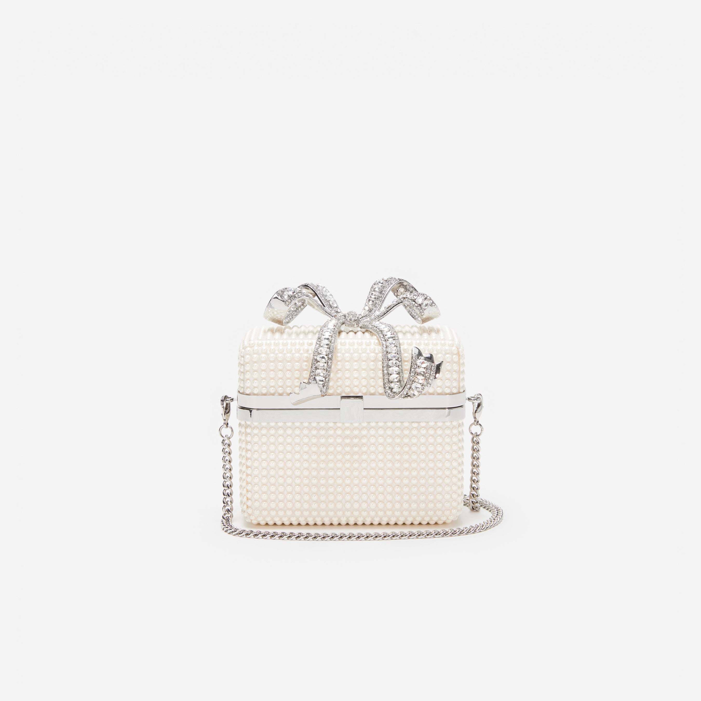 Pearl Embellished Vanity Case