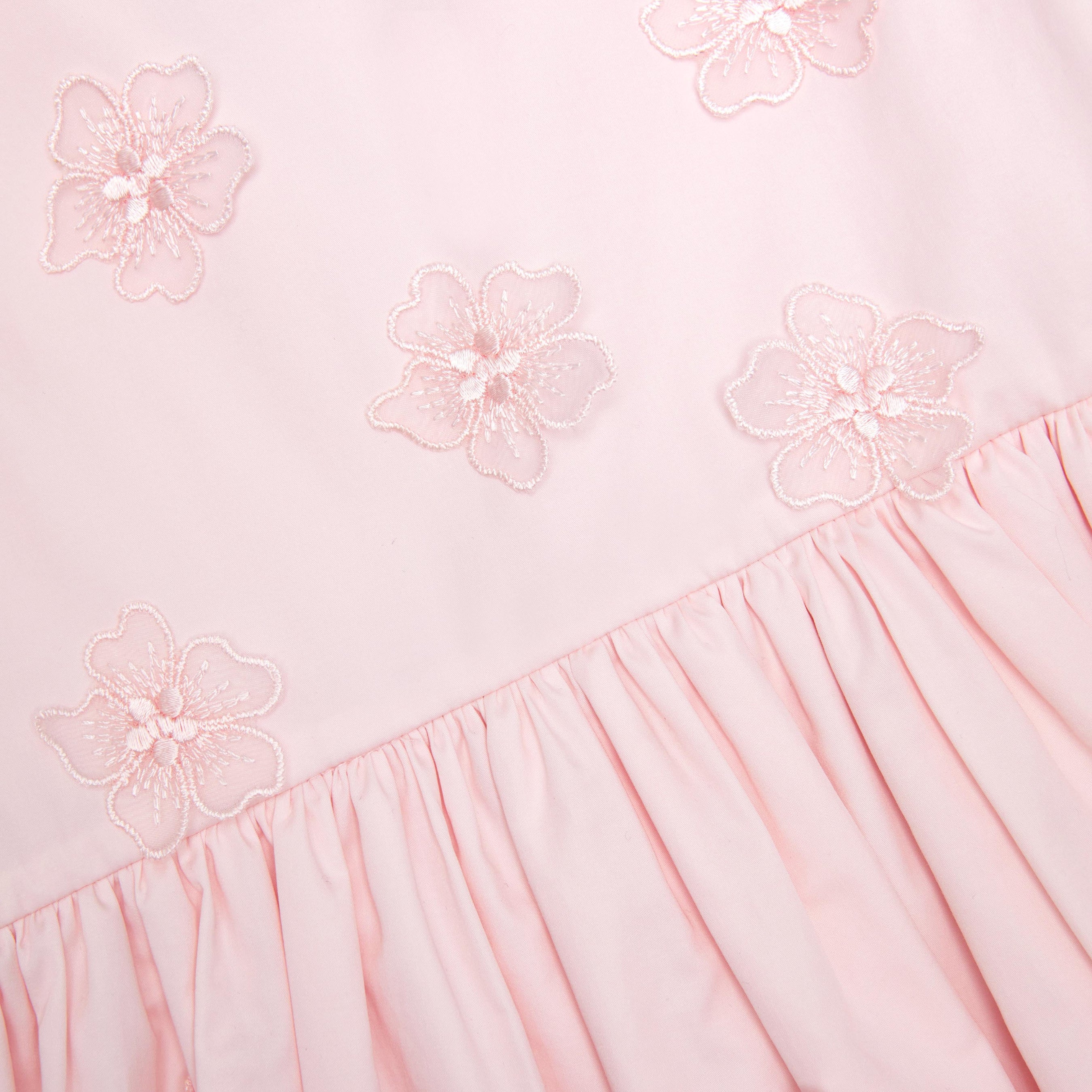 Pink Cotton Flower Dress