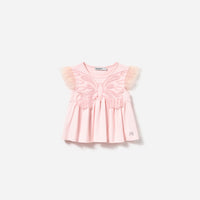 Pink Jersey Butterfly T-Shirt