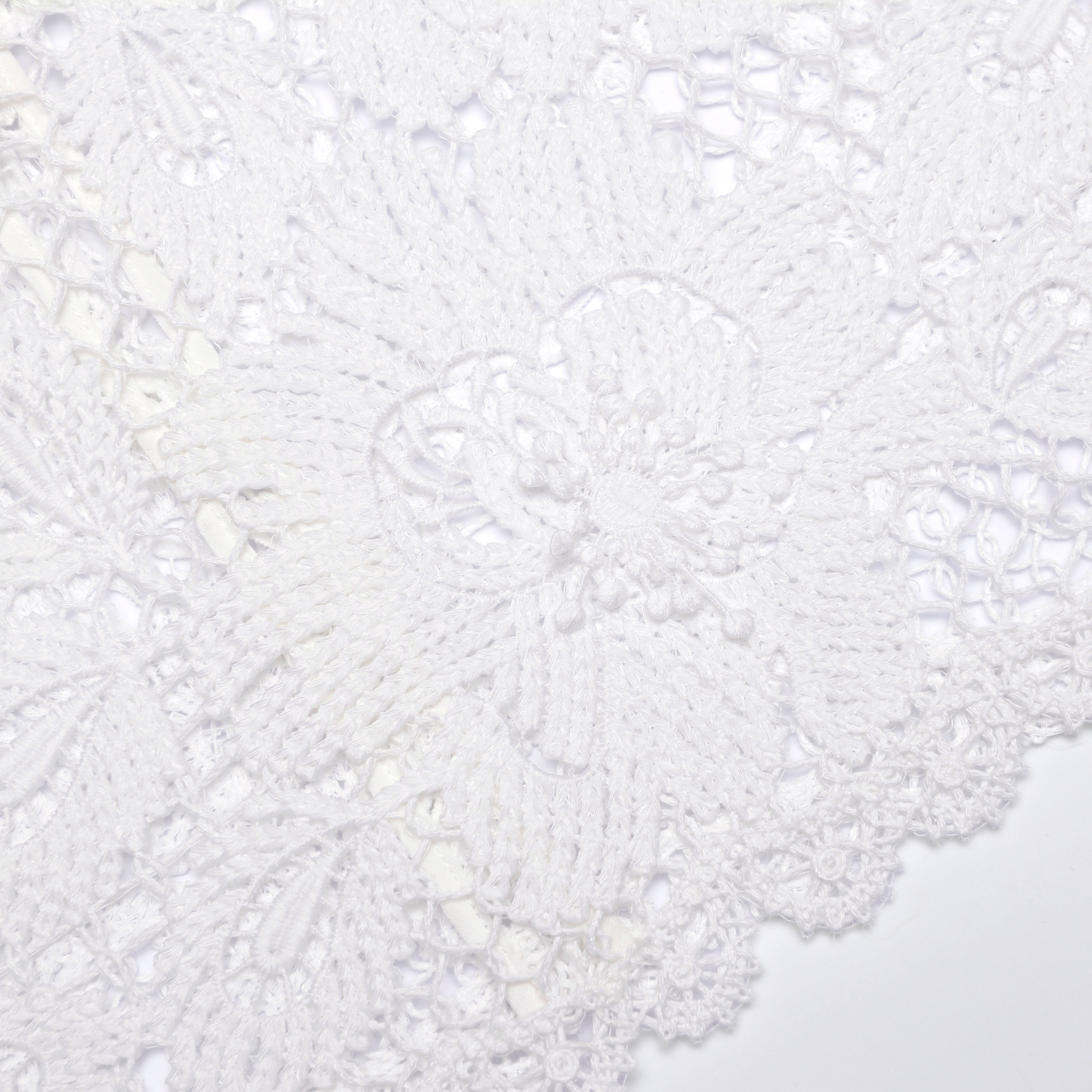 White Crochet Lace Top