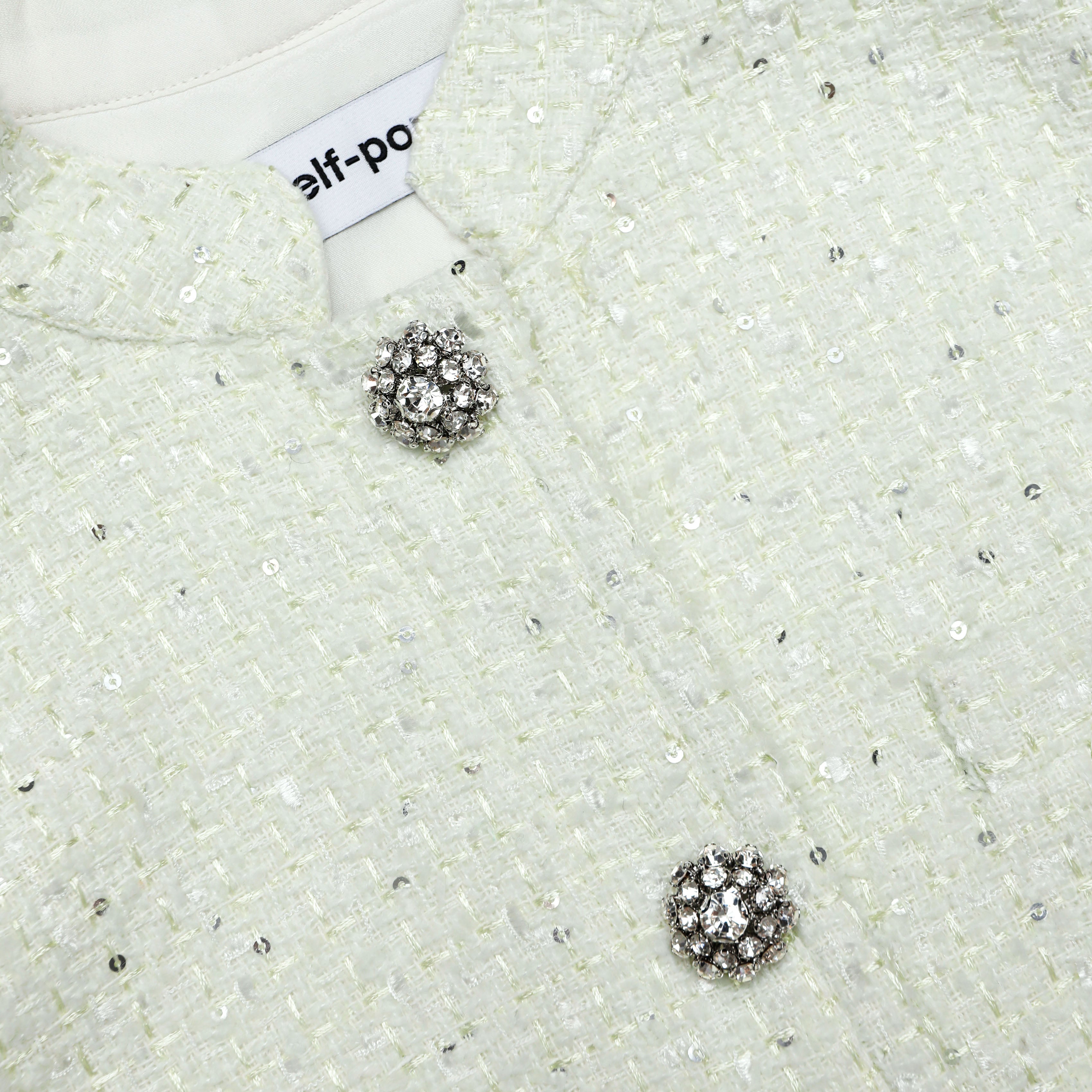 Lime Boucle Top