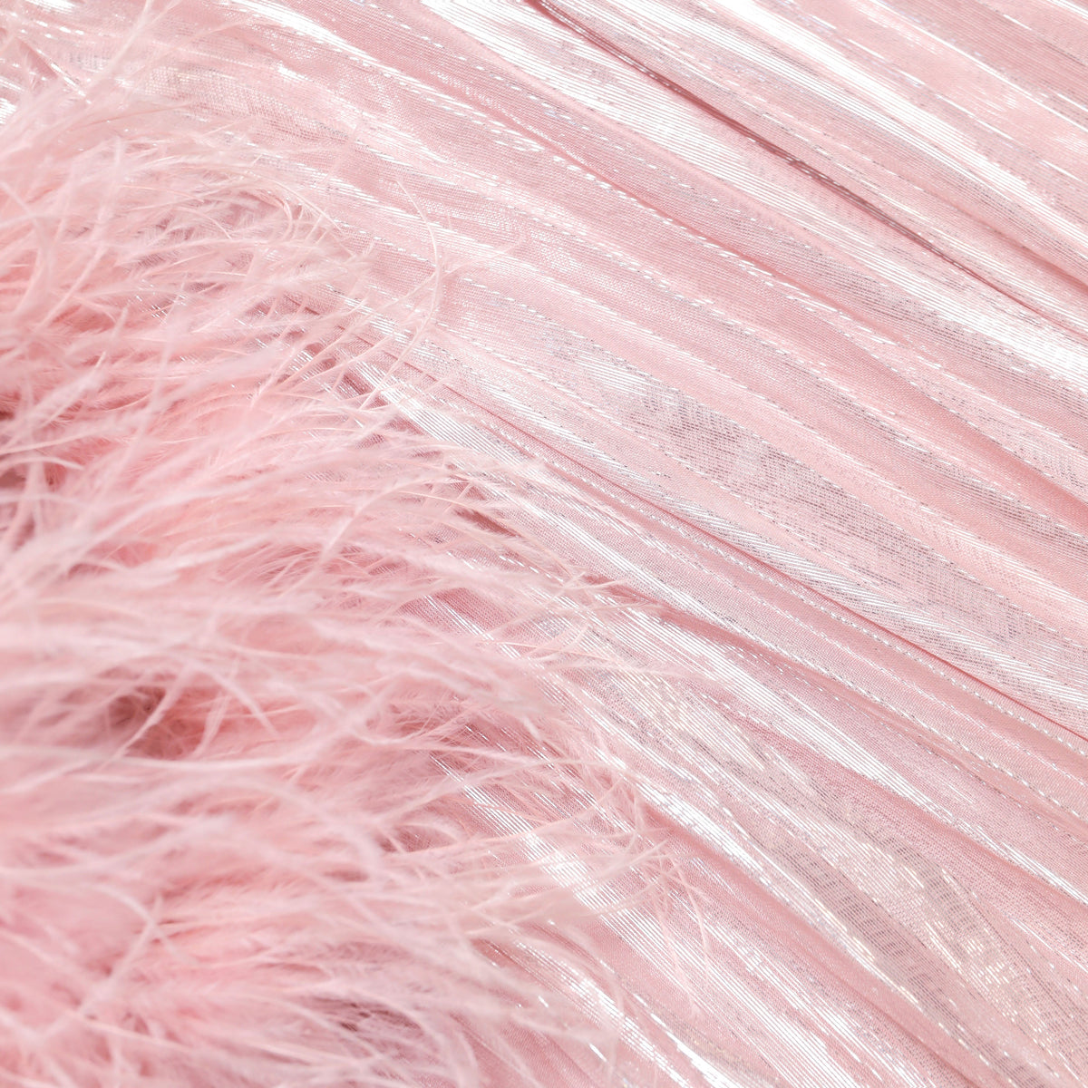 self portrait pink feather dress Pink Taffeta Feather Mini Dress self-portrait-US