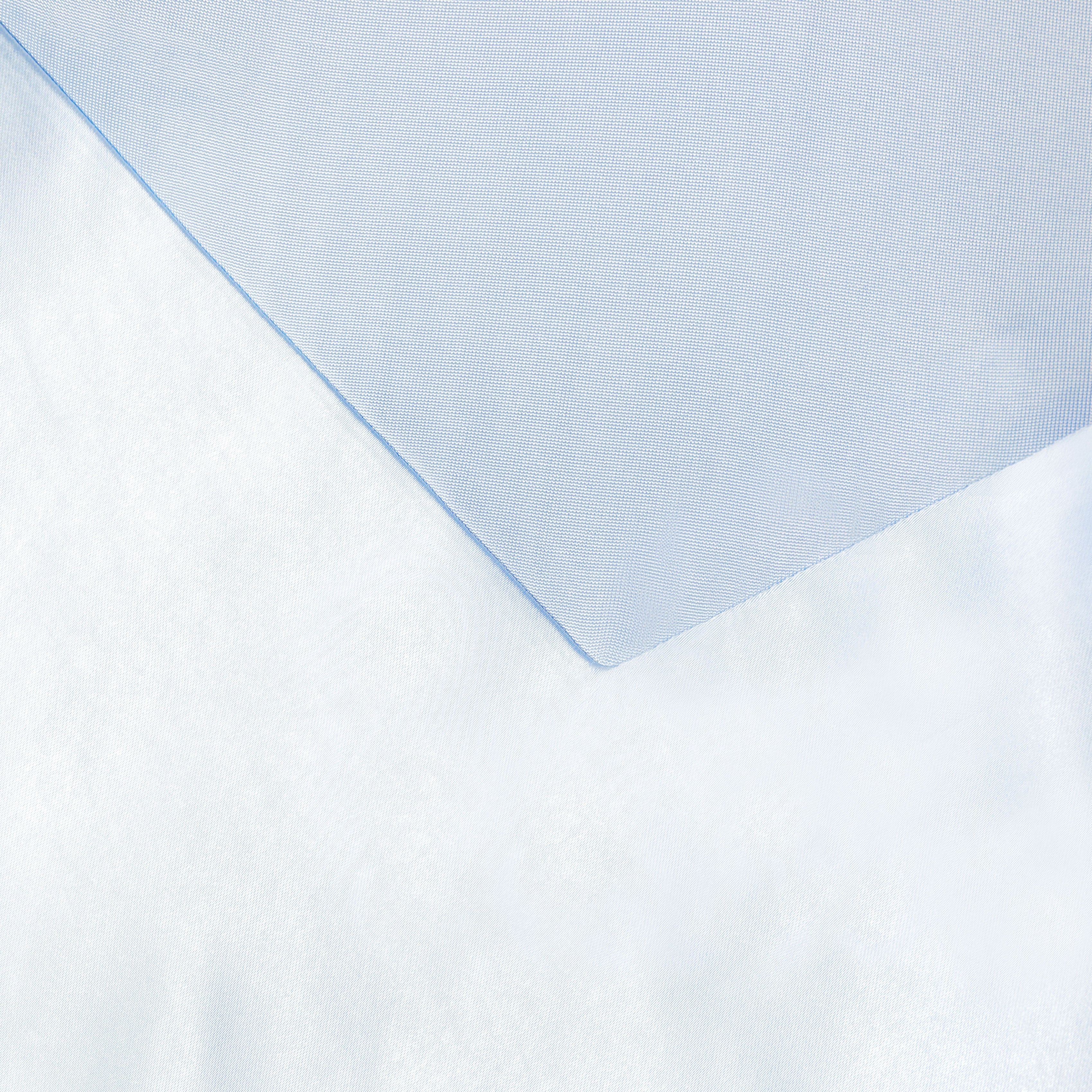 Blue Satin Jersey Maxi Dress