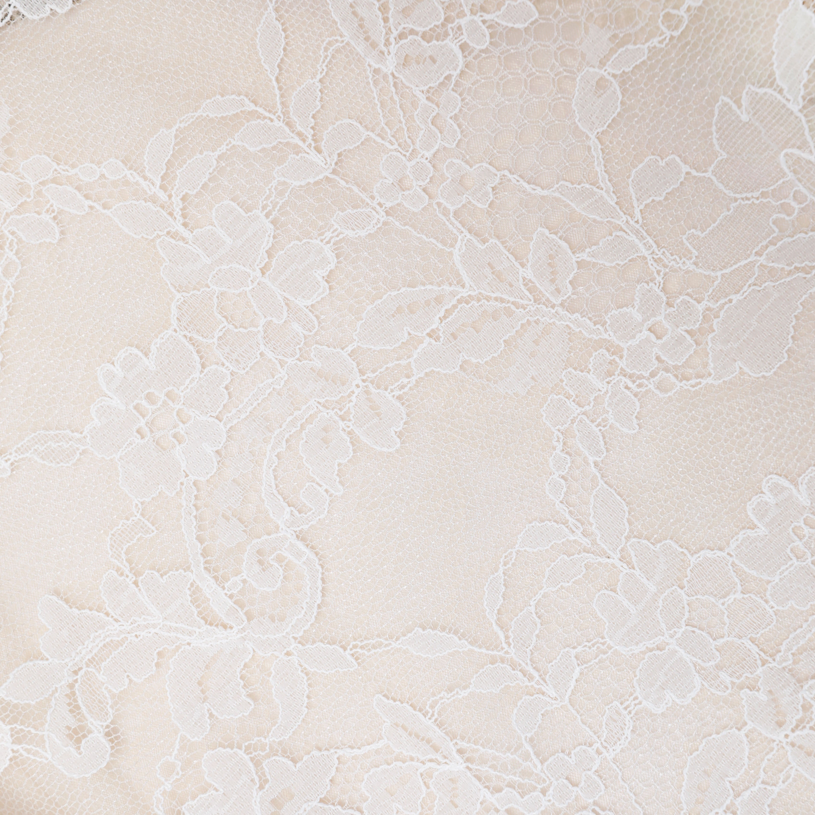 White Lace Scoop Back Maxi Dress