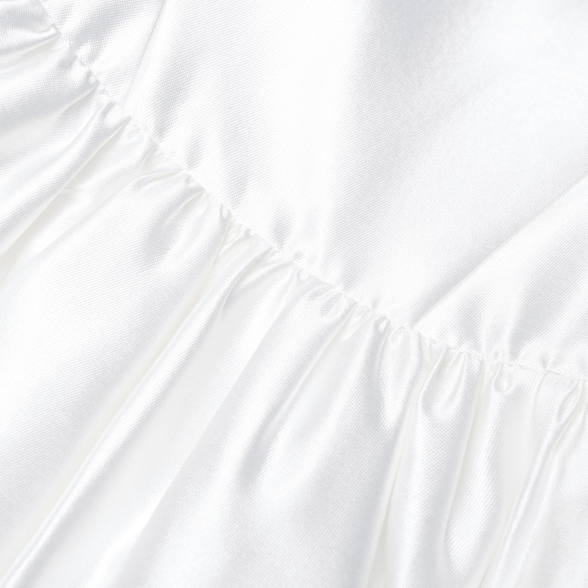 self portrait white taffeta midi dress self-portrait - White Taffeta Strapless Midi Dress