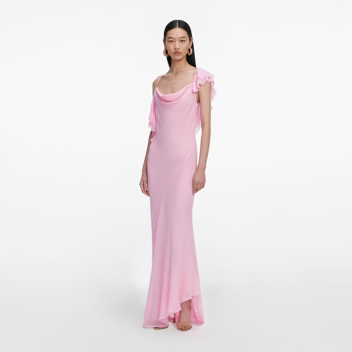knee length dresses for ladies Stolen Stores Classic Maxi Pink Slip Dress main image 1