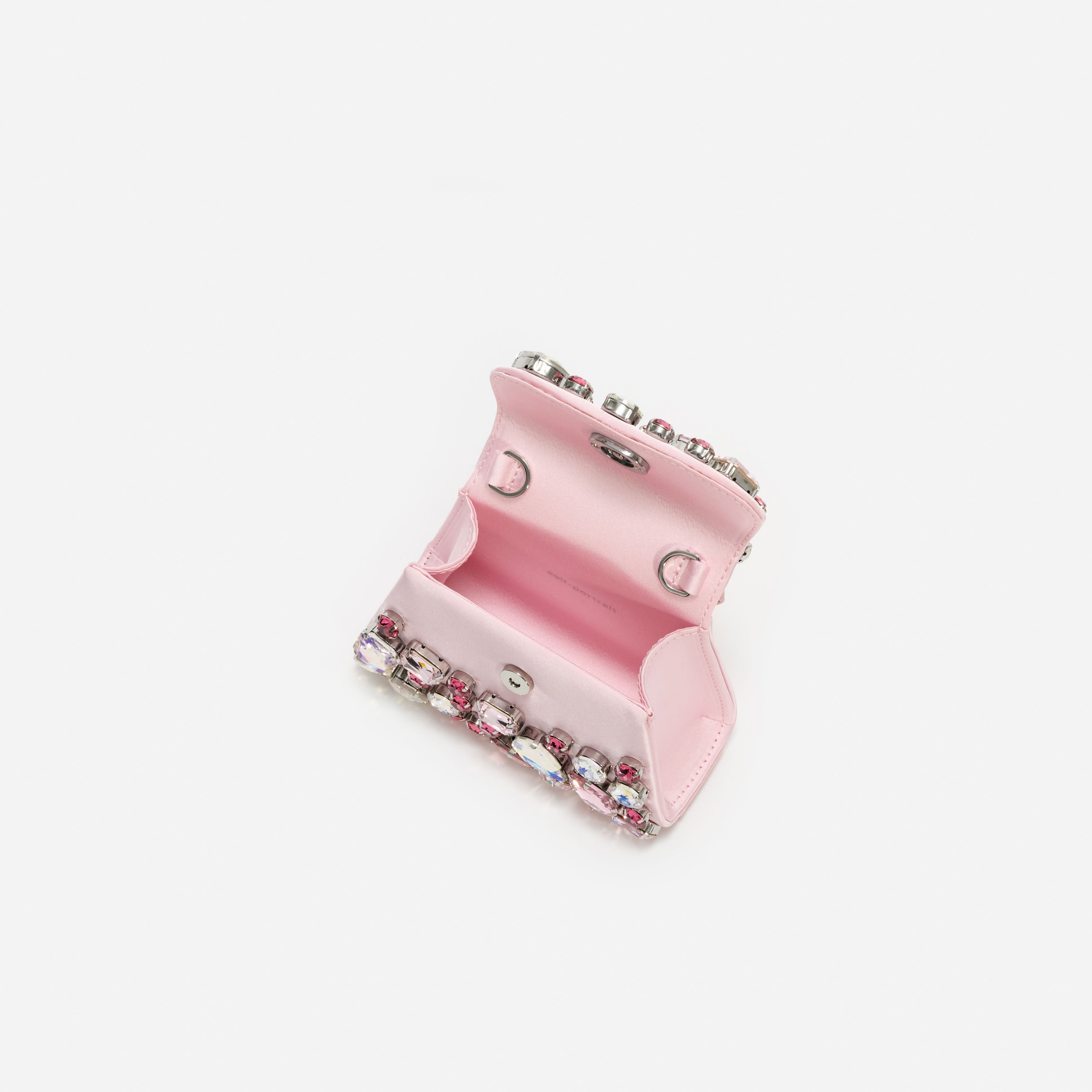 Pink Multi Crystal Mini Bag – self-portrait-US