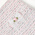 Pink Boucle Lace Bow Skirt