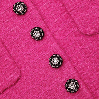 Pink Sequin Boucle Jacket – self-portrait-US
