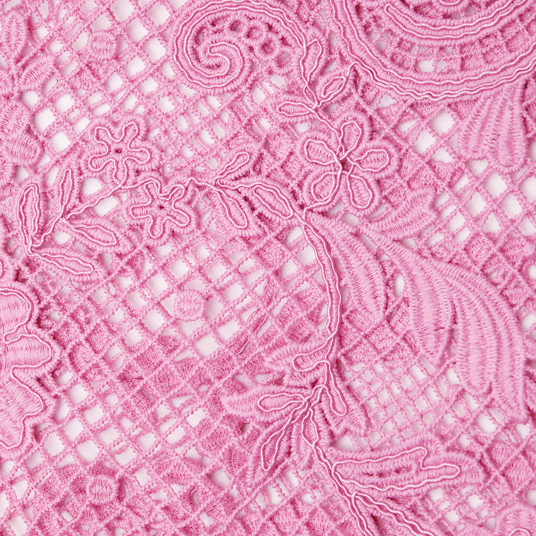 Pink Lace Cropped Shirt – self-portrait-US