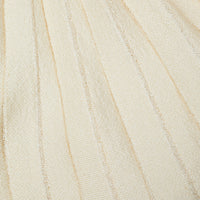 Cream Bow Knit Mini Dress